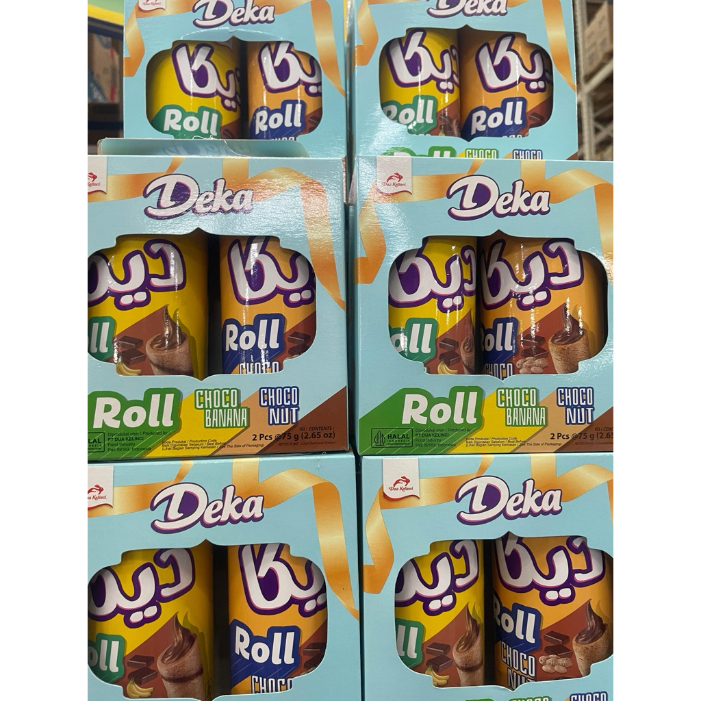 Dua Kelinci Deka Wafer Roll Astor Coklat Kacang Kaleng Isi 2 Hampers Parcel