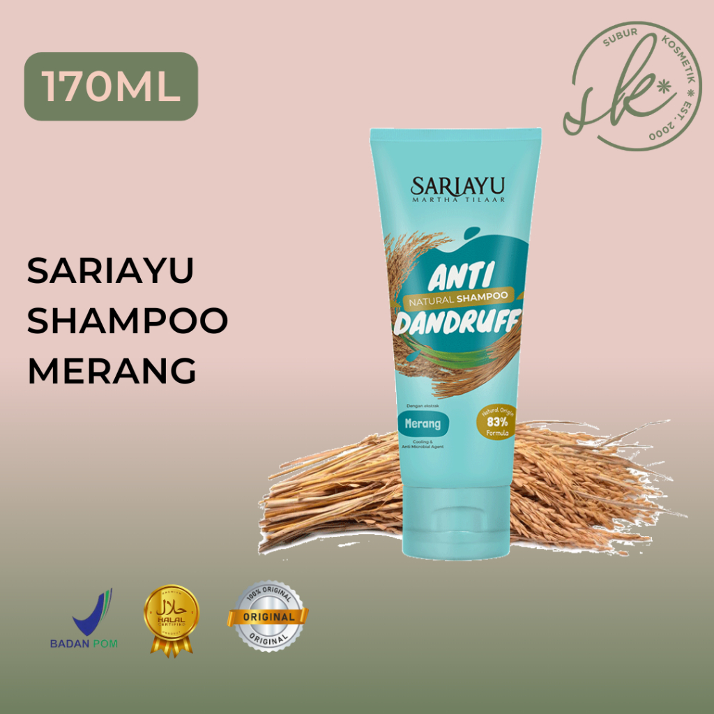 Sariayu Shampo Merang 170Ml (kemasan baru)