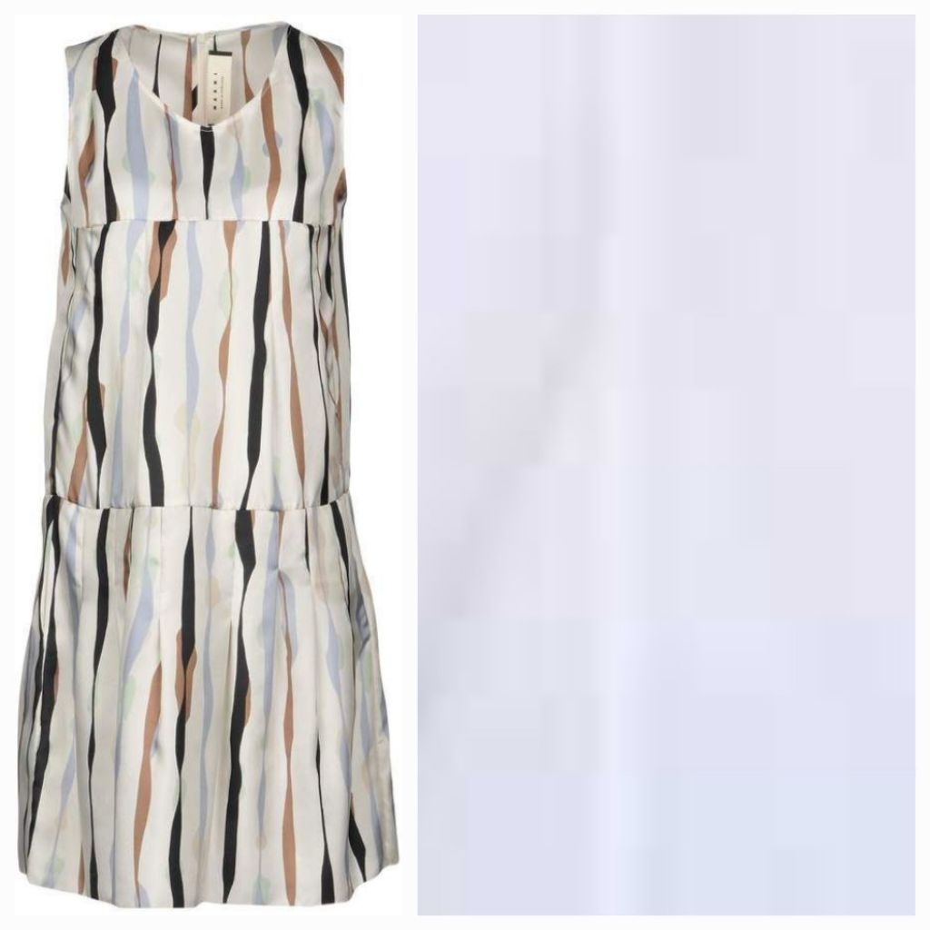 MARNI print silk dress
