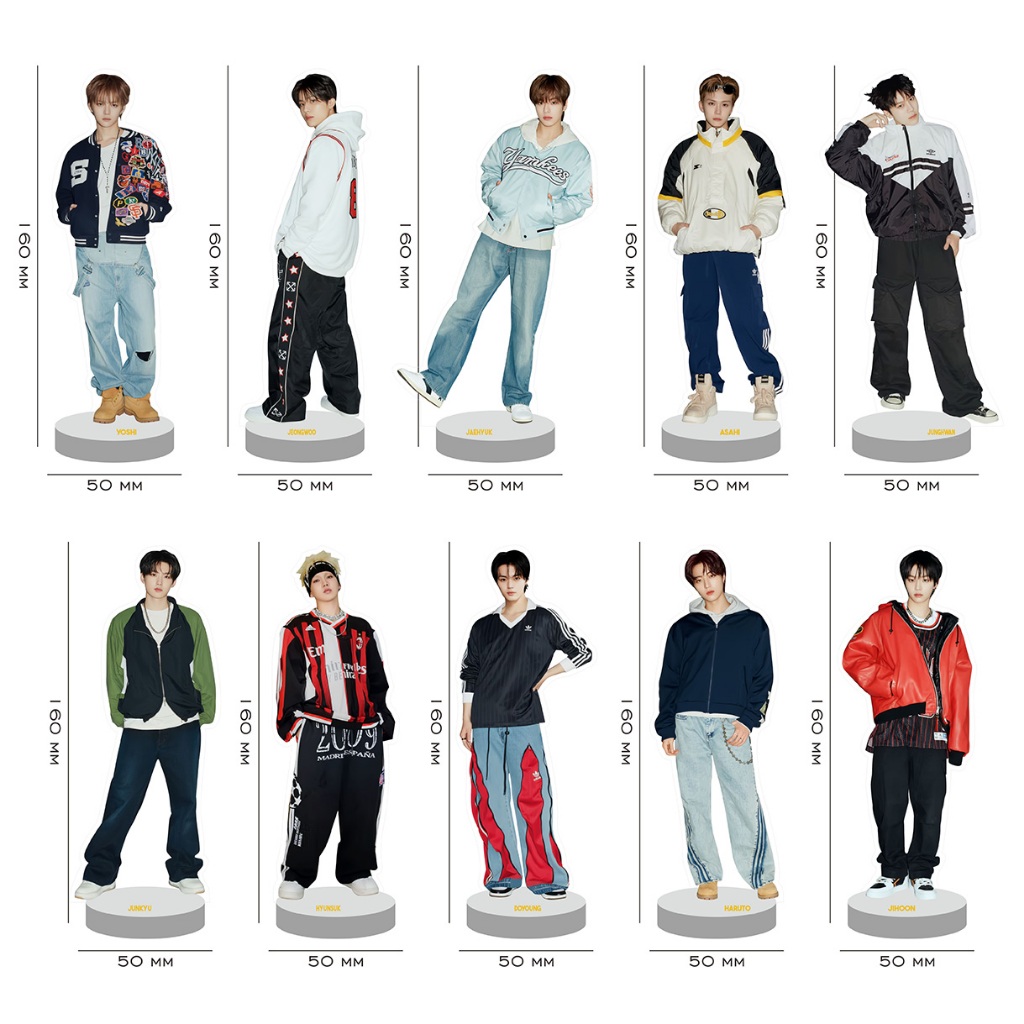 Acrylic Stand Figure TREASURE FAN CONCERT SPECIAL MOMENT IN JAPAN Pleasure Yellow TEUME
