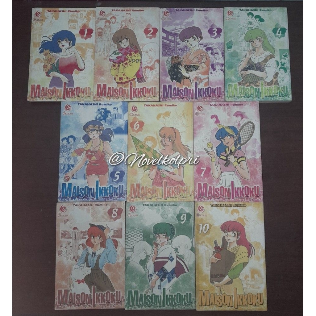 Komik SET Maison Ikkoku 1-10 Tamat - Takahashi Rumiko