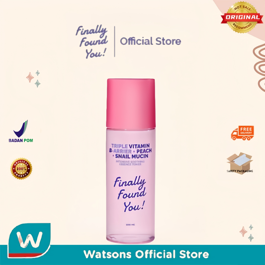 [Watsons Official]Finally Found You Triple Vitamin B Soothing Toner 100ml
