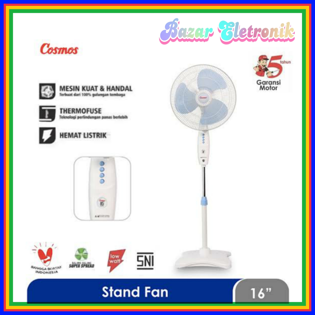 KIPAS BERDIRI COSMOS 16 SKM / STAND FAN COSMOS 16 INCI / STAND FAN COSMOS / STAND FAN / COSMOS