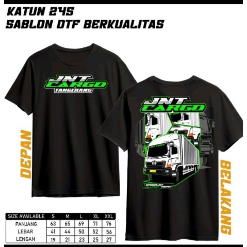kaos T shirt JNT cargo