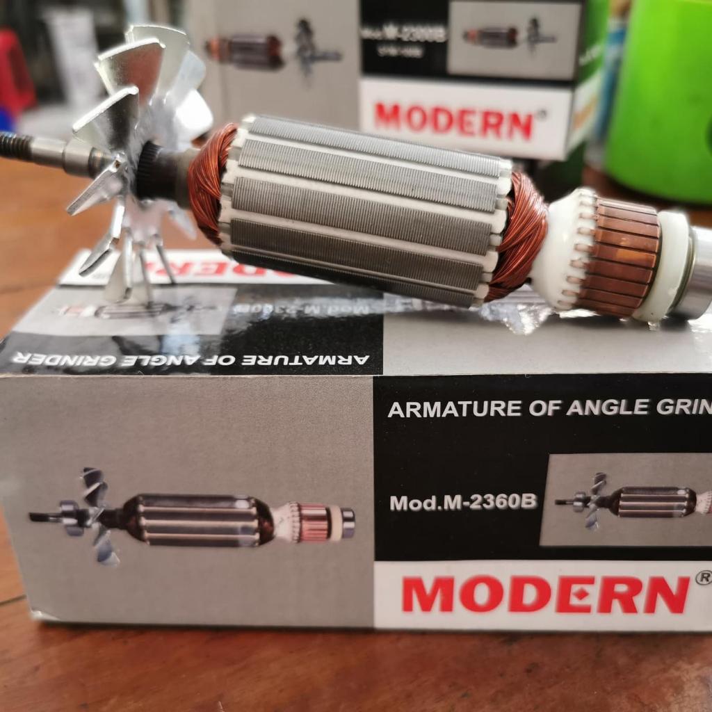 Armature MODERN M2360B Untuk Mesin Gerinda Modern M2360/Angker Gerinda Modern M2360B