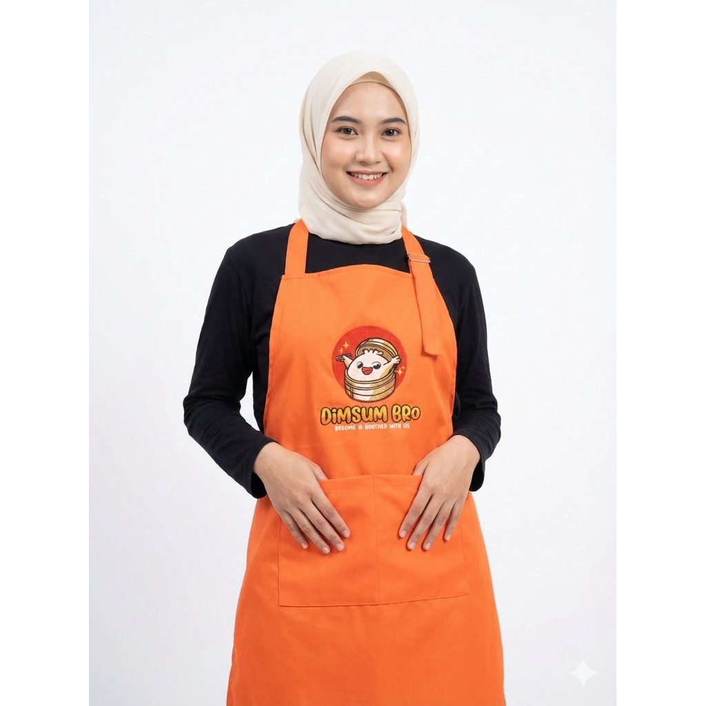 Apron Custom / Celemek sablon bordir
