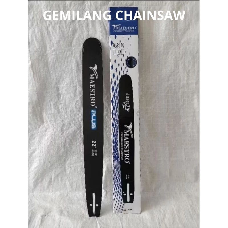 Bar Chainsaw Maestro 22"/38T.Bar Senso/Sinso Maestro 22 inch 38 Mata Original
