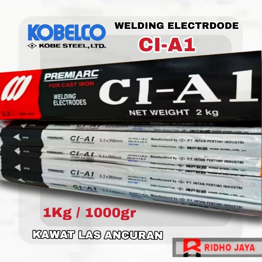 1Kg Kawat Las Ancuran Besi Cor Familiarc Kobelco CI-A1 3.2 x 350mm Per 1000gr