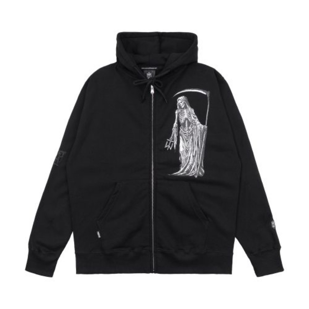 DEATHSIDE Maternal Disaster zip-up hoodie