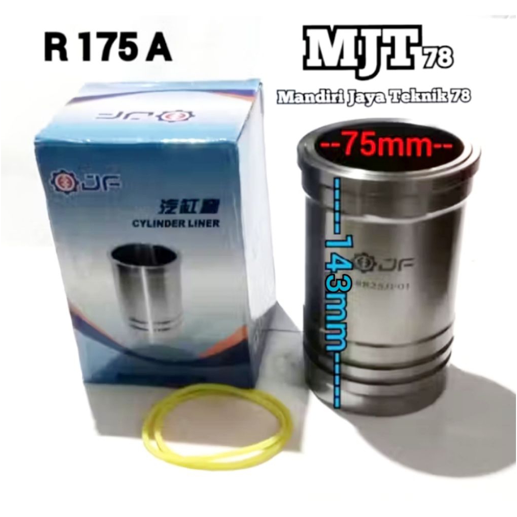 Cylinder linner mesin diesel R 175 A