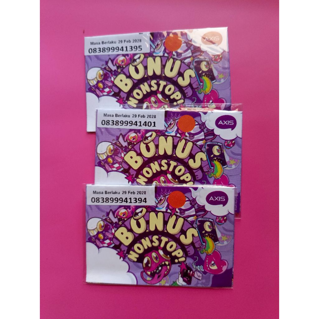 Kartu Perdana Axis Wajib injek Kuota [SEGELLL]