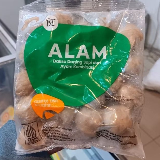 BAKSO ALAM DAGING SAPI DAN AYAM KOMBINASI ISI 25 PCS/ ISI 50 PCS
