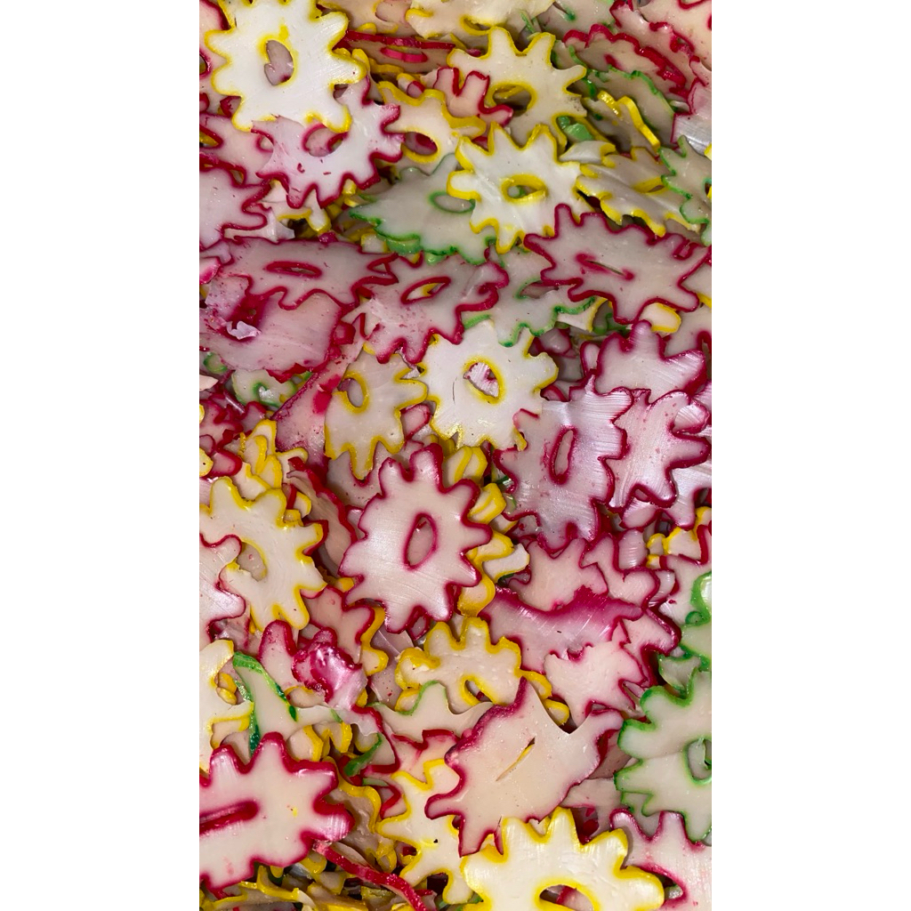 Kerupuk bintang mentah//kerupuk tersanjung//kerupuk mentah