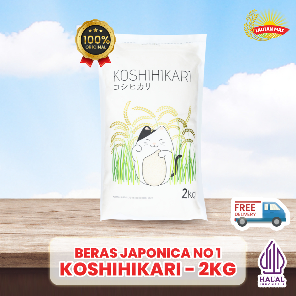 Koshihikari Beras Jepang 2KG