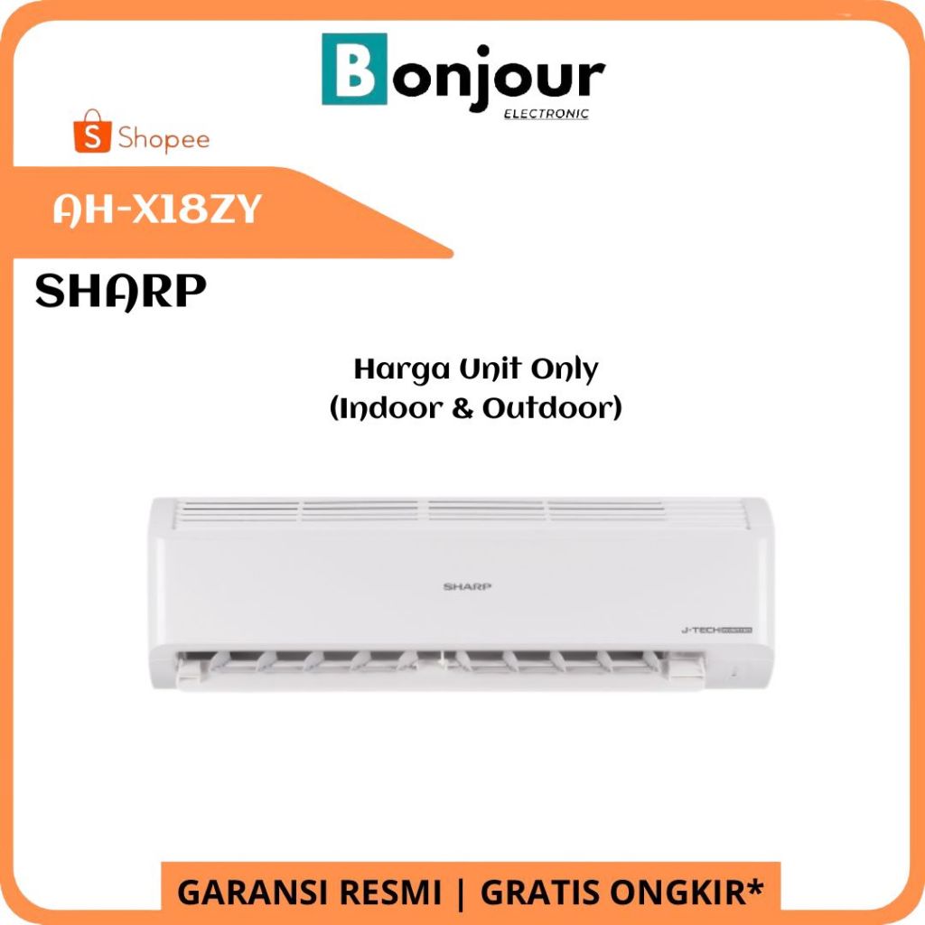 Ac Inverter 2 PK AH-X18ZY AC SHARP INVERTER Standar 2PK AHX18ZY X18ZY