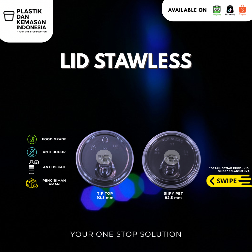 Lid Stawless Cup Tip Top Dan Sleepy Plp