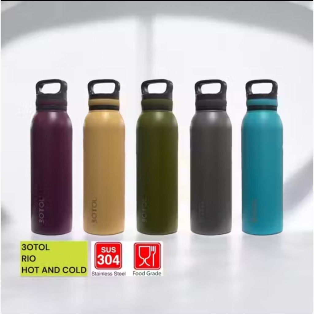 Termos Dubblin/3OTOL Rio 900ml Stainless Steel - Tahan Panas Dingin