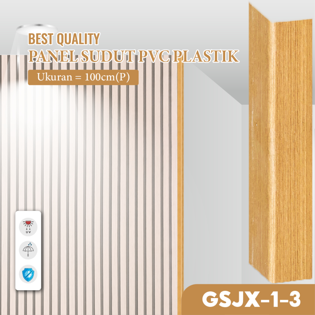 List Sudut Siku L WPC Wallpanel List Penutup WPC List Siku Wall Panel Dinding Per Batang