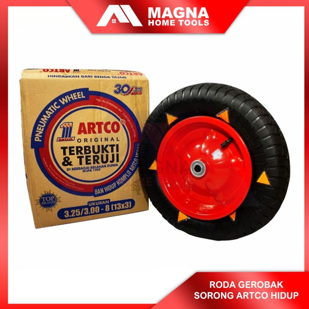 RODA GEROBAK SORONG ARTCO/ARCO/ARKO SET VELG BAN HIDUP [ORIGINAL ARTCO]
