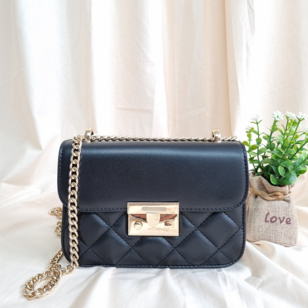 TAS PUSH-LOCK METALLIC SLING BAG