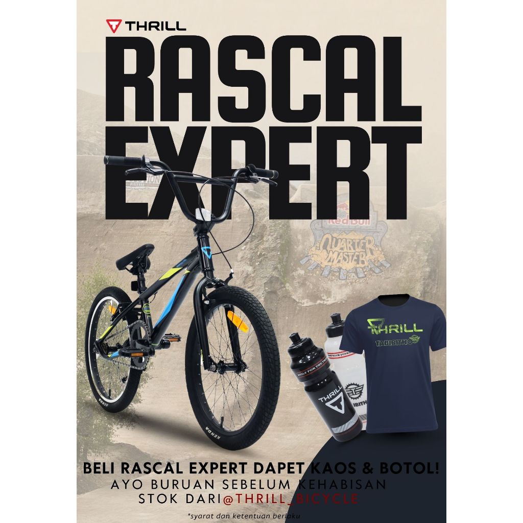 SEPEDA BMX THRILL RASCAL EXPERT SEPEDA ANAK REMAJA DEWASA