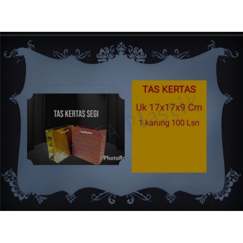 Tas Kertas Segi/Paperbag/tas hajatan