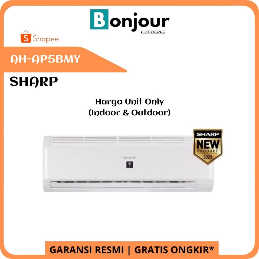 AC Sharp 1/2PK Plasmacluster AH-AP5BMY Garuda Series 1/2PK Sharp 5BMY