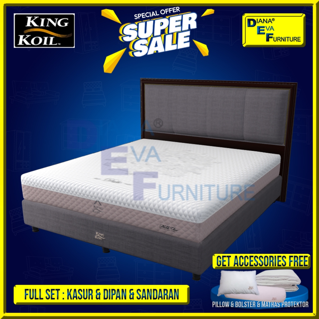 King Koil Duke Kasur SET Promo Matras Latex