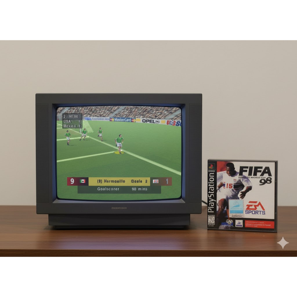 [ Game PS1 Psone Playstation ] FIFA: Road to World Cup 98