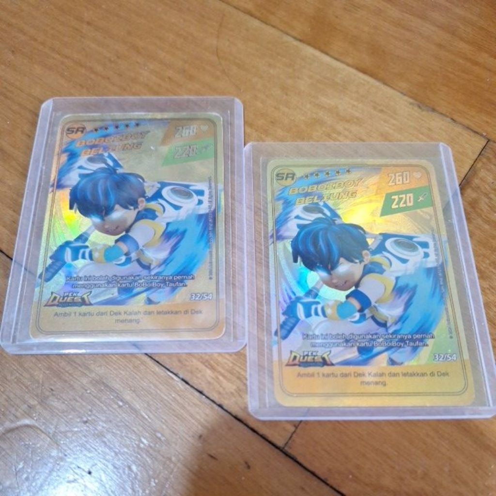 kartu Galaxy Card SR Boboiboy Beliung Pek Quest free Top Loader