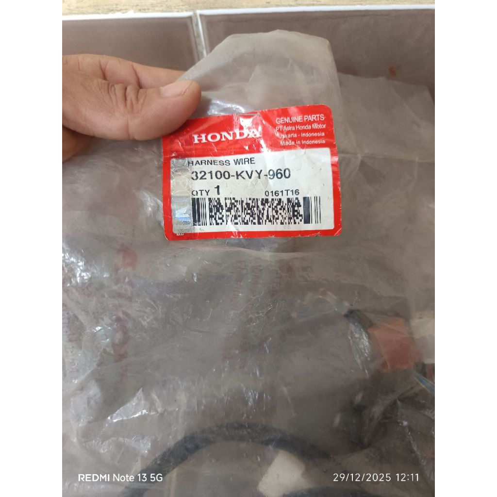 32100-KVY-960 kabel body honda beat karbu original AHM