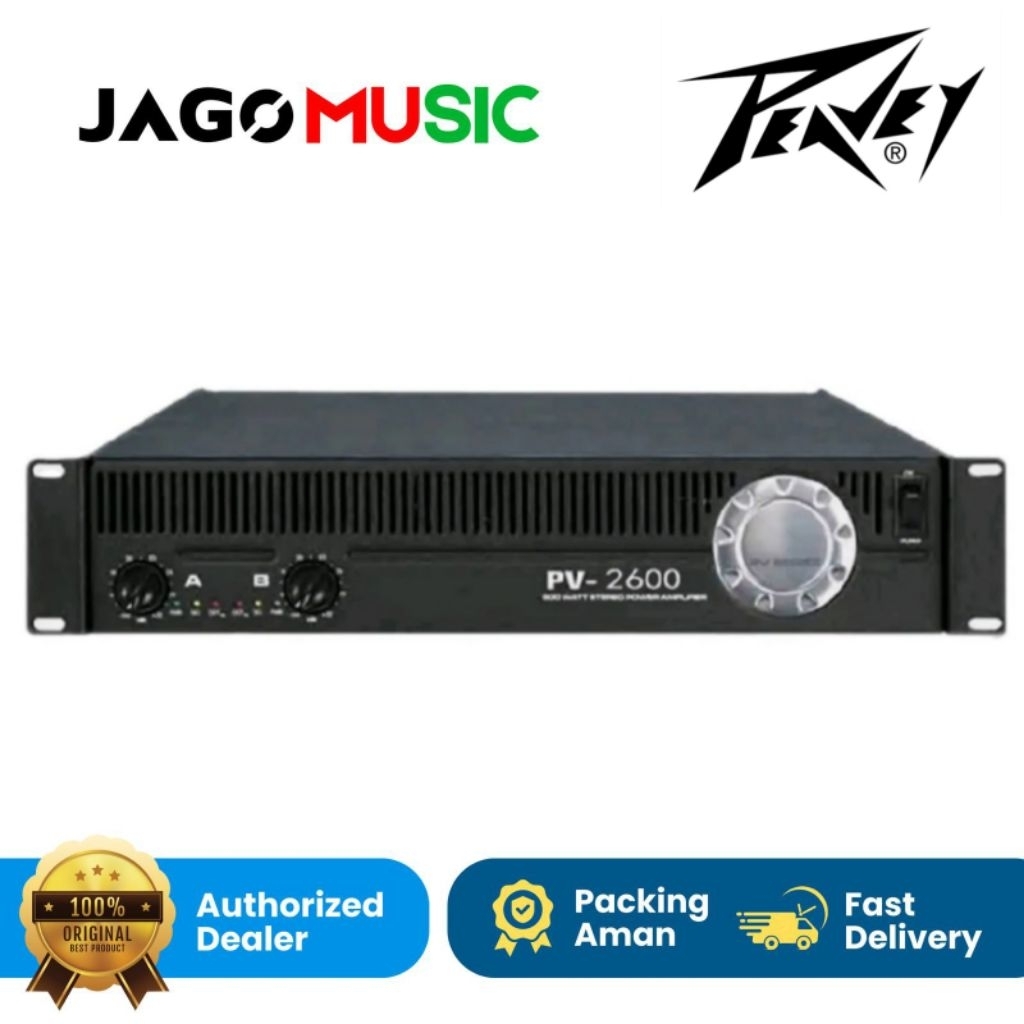 Power Ampli Amplifier Peavey PV2600 PV 2600 Original Made in China
