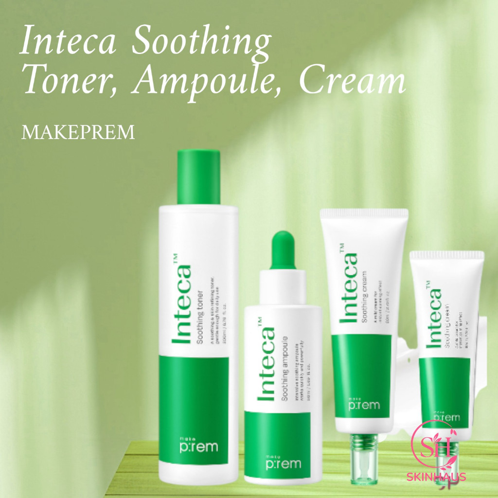 [SKINHAUS] MAKEPREM Inteca Soothing Cream | Toner | Ampoule | End Pore Vegetinol Tightening Serum