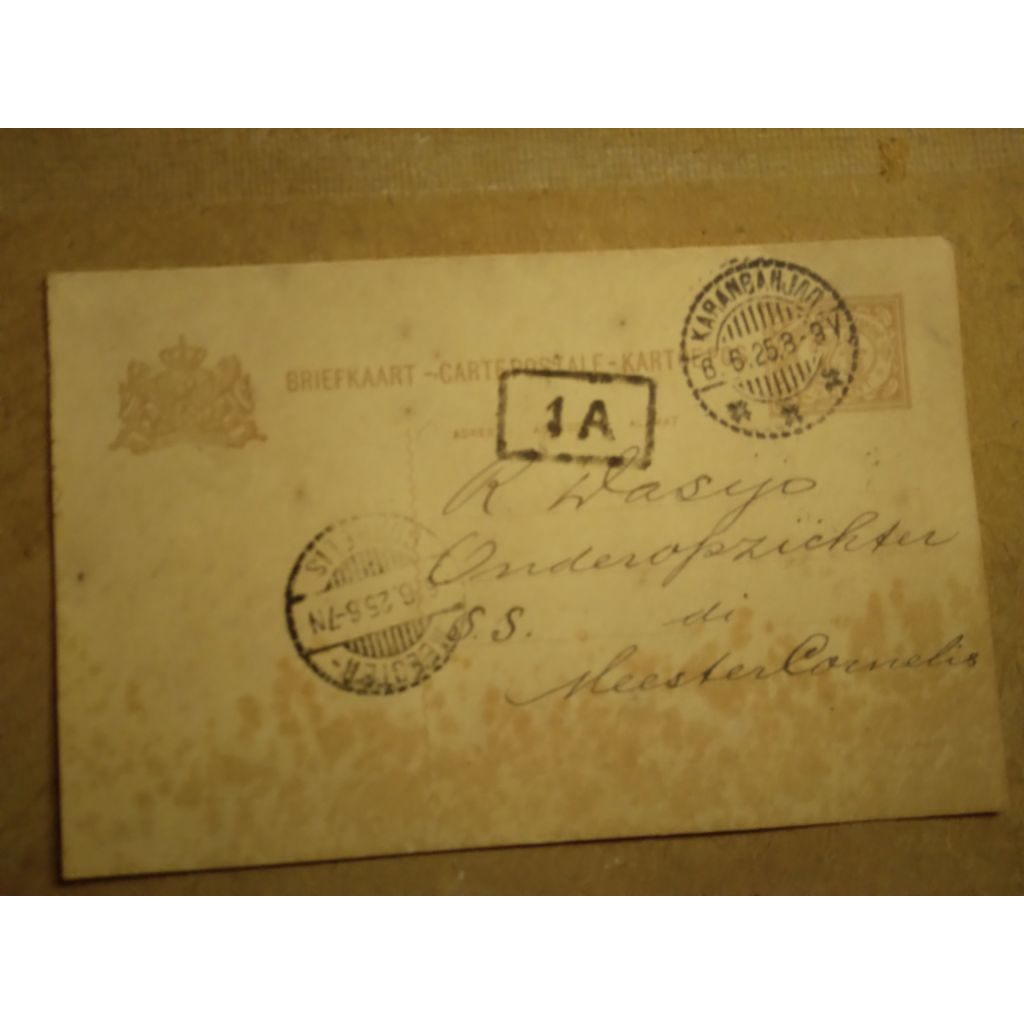 Kartu Pos Kuno Th 1925 - Kartoe Pos Jadul lawas antik
