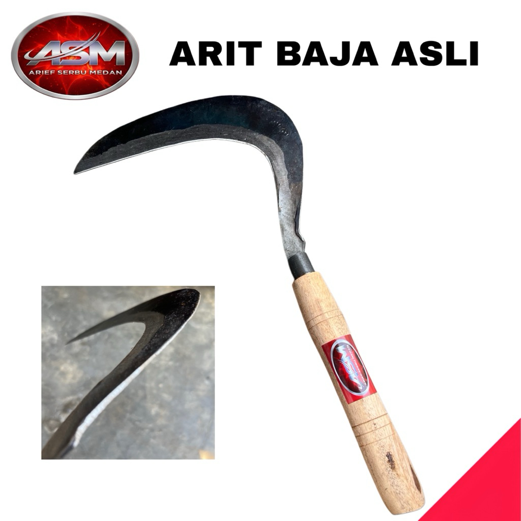 ASM Arit Rumput Baja Asli / Arit Bengkok Berkebun