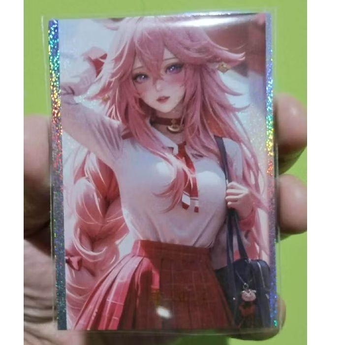 kartu yae miko genshin impact hit