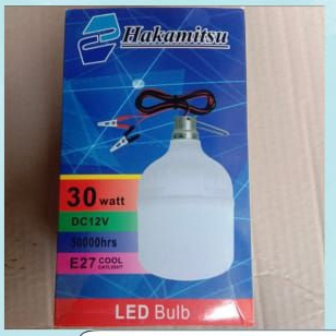 lampu bohlam LED DC 30 Watt hakamitsu