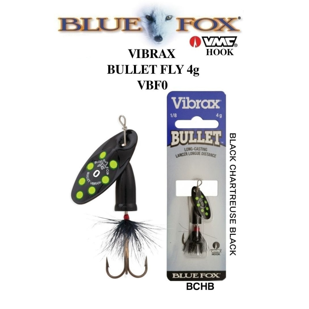 LURE / UMPAN BLUE FOX VIBRAX BULLET FLY 4gram ( 3/16)