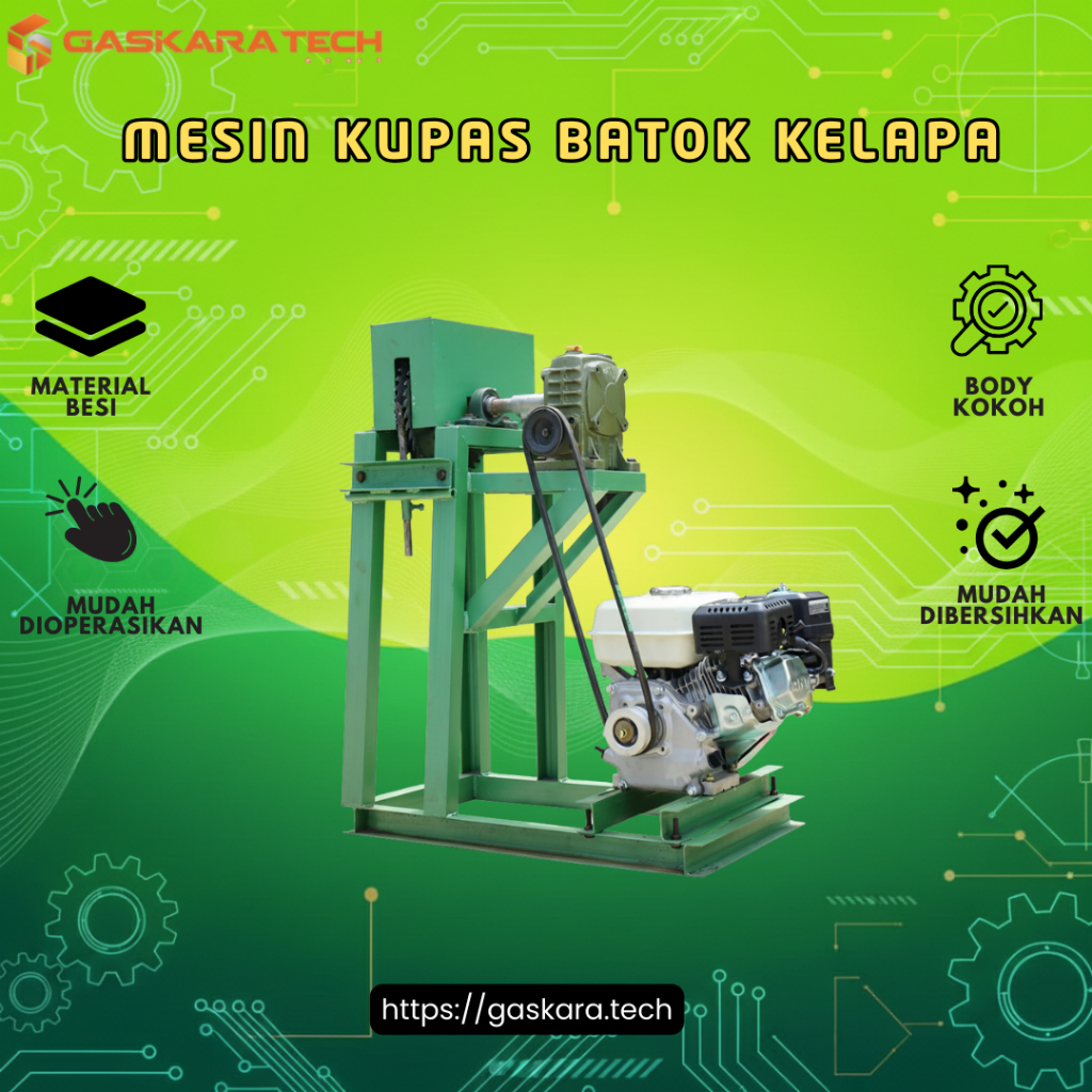 Mesin Kupas Batok Kelapa