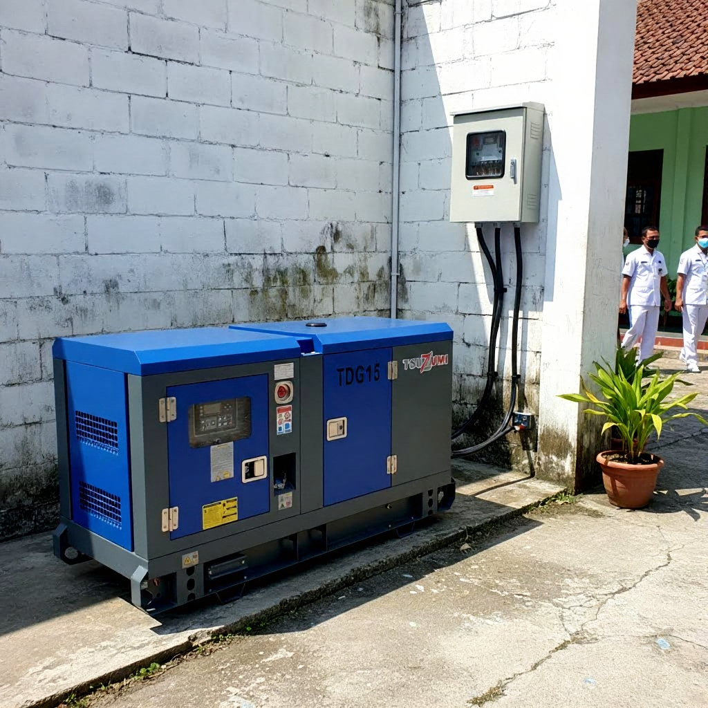 Genset Silent 15 KVA Tsuzumi TDG Besar 15 KVA Japan Technology / Genset Diesel Silent