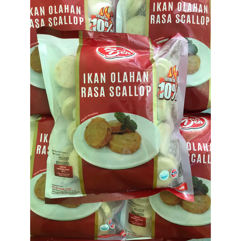 PAK DEN SCALLOP 500GR
