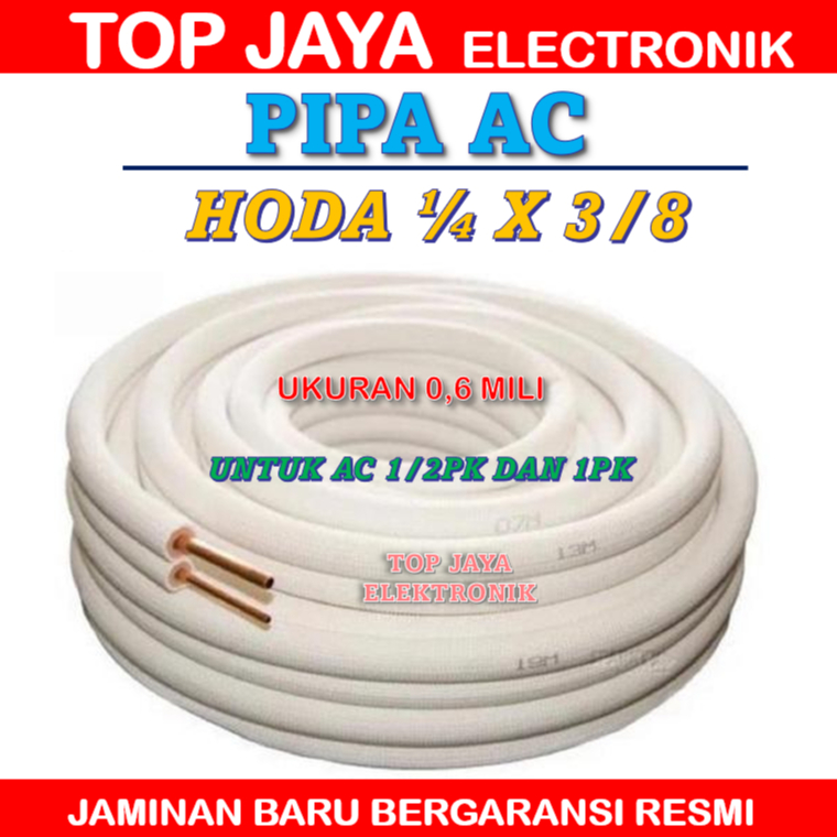 PIPA AC HODA UKURAN AC 1/2PK DAN 1 PK