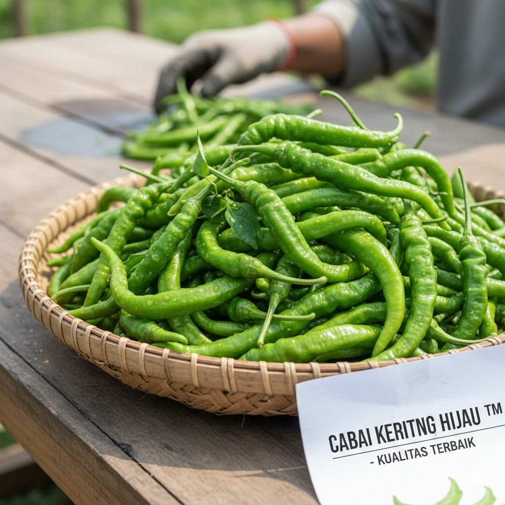 CABE KERITING HIJAU TM Dieng