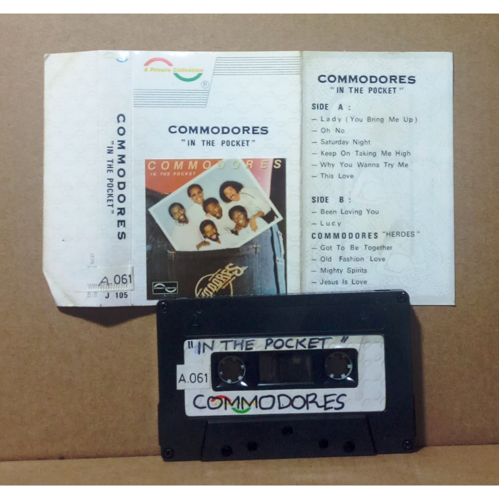 COMMODORES - IN THE POCKET - Kaset