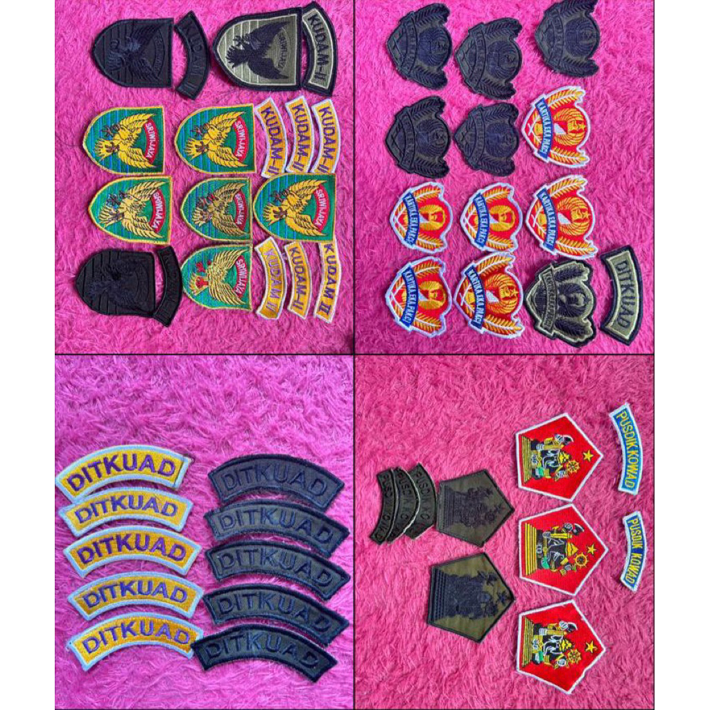 BRIVET TNI AD,DIKMABA,DIKJURBA KEUANGAN,KODIKLAT,SRIWIJAYA,KOWAD,DHARMAPUSPA,SERDA,HIRBAK,PUSDIKKOWA