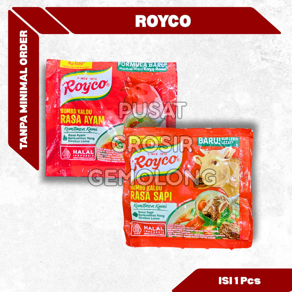 [sedia grosir] ROYCO KALDU SAPI AYAM 250gram GURIH ASIN ASLI