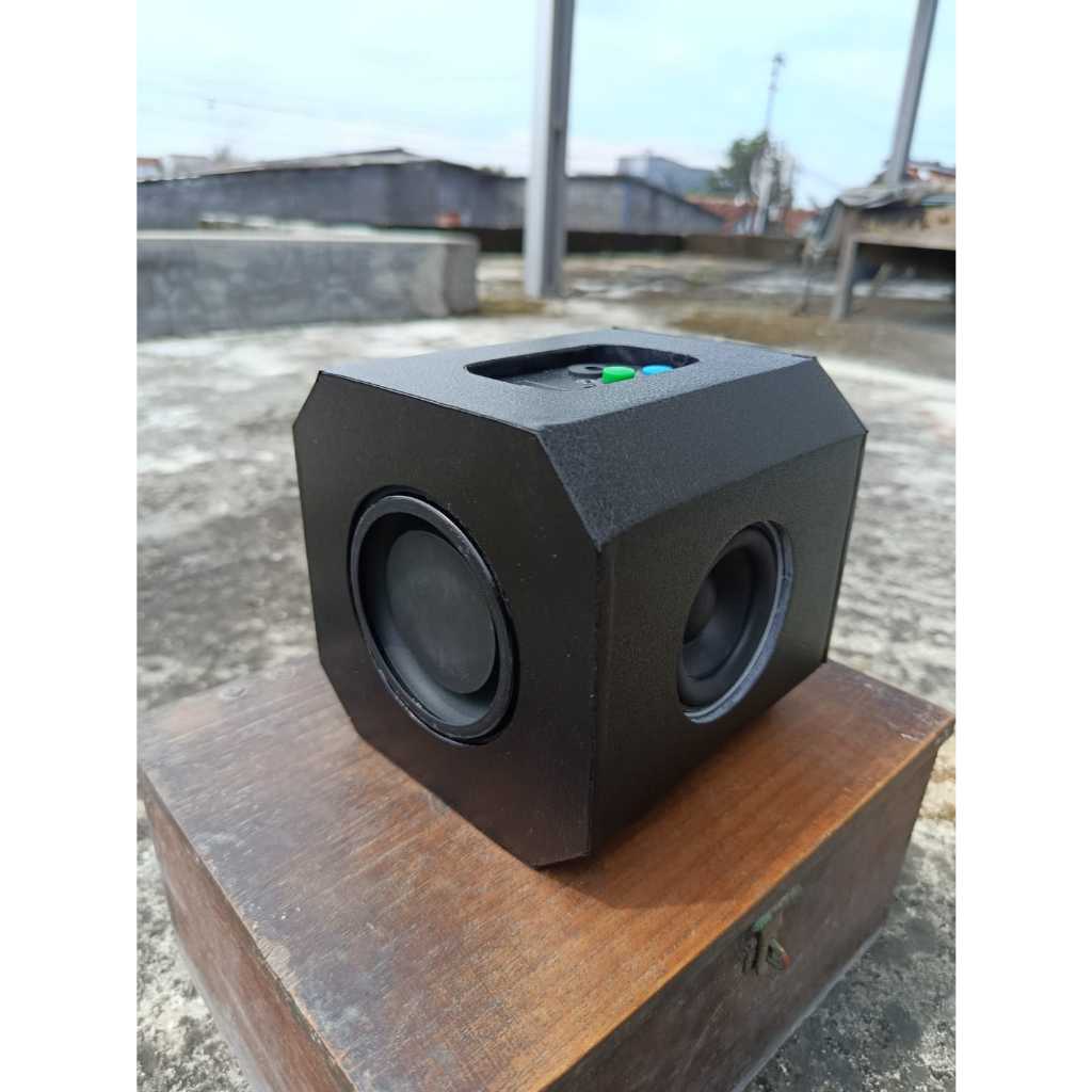 Speaker bluetooth rakitan DIY 360° 30watt super bass
