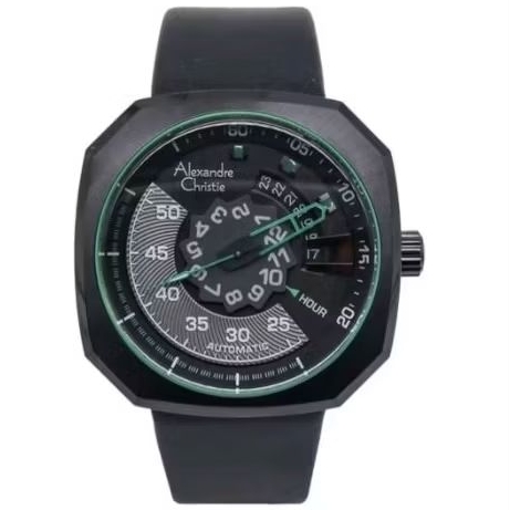 Alexandre christie 3032 automatic black pria original