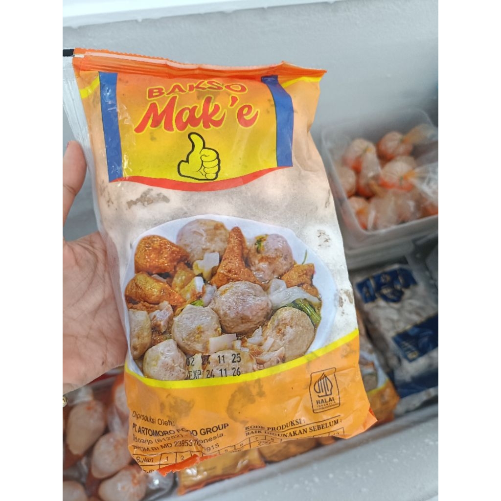 Bakso Mak e kuning / Pentol Mak e