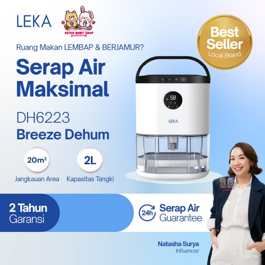 LEKA Breeze Dehumidifier DH6223 - Penyerap Kelembaban Udara
